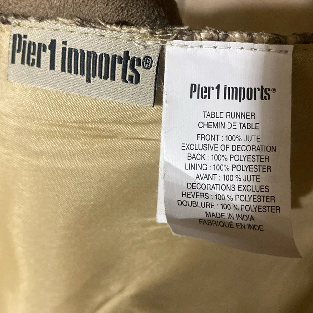 Pier 1 Imports table runner